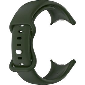 Microsonic Google Pixel Watch Silicone Sport Band Koyu Yeşil Kordon
