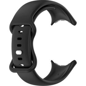 Microsonic Google Pixel Watch Silicone Sport Band Siyah Kordon