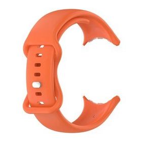 Microsonic Google Pixel Watch Silicone Sport Band Turuncu Kordon