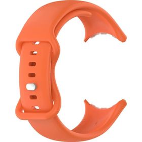 Microsonic Google Pixel Watch Silicone Sport Band Turuncu Kordon