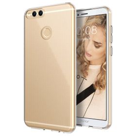 Microsonic Honor 7X Transparent Soft Beyaz Kılıf