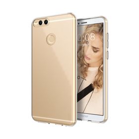 Microsonic Honor 7X Transparent Soft Beyaz Kılıf