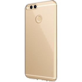 Microsonic Honor 7X Transparent Soft Beyaz Kılıf