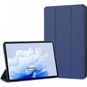 Microsonic Honor Pad X9 Slim Translucent Back Smart Cover Lacivert Kılıf