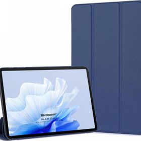 Microsonic Honor Pad X9 Slim Translucent Back Smart Cover Lacivert Kılıf