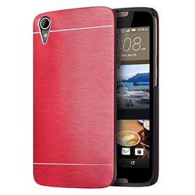 Microsonic HTC Desire 828 Hybrid Metal Kırmızı Kılıf