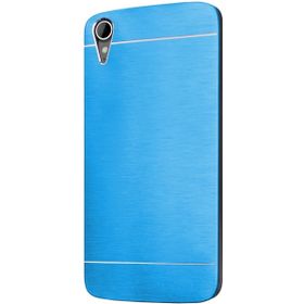 Microsonic HTC Desire 828 Hybrid Metal Siyah Kılıf