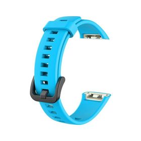 Microsonic Huawei Band 6 Kordon, Silicone Sport Band Mavi Kordon