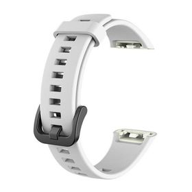 Microsonic Huawei Band 6 Silicone Sport Band Beyaz Kordon