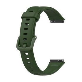 Microsonic Huawei Band 7 Silicone Sport Band Koyu Yeşil Kordon