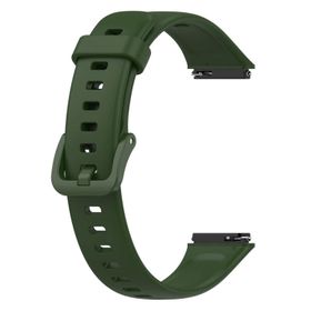Microsonic Huawei Band 7 Silicone Sport Band Koyu Yeşil Kordon