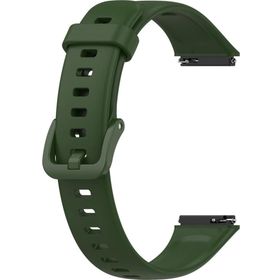 Microsonic Huawei Band 7 Silicone Sport Band Koyu Yeşil Kordon