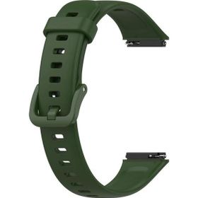 Microsonic Huawei Band 7 Silicone Sport Band Koyu Yeşil Kordon