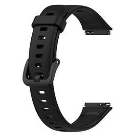 Microsonic Huawei Band 7 Silicone Sport Band Siyah Kordon