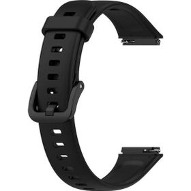 Microsonic Huawei Band 7 Silicone Sport Band Siyah Kordon
