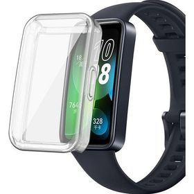 Microsonic Huawei Band 8 Kılıf 360 Full Round Soft Silicone Şeffaf Kordon