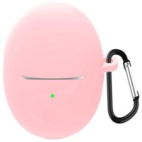 Microsonic Huawei Free Buds 5 Mat Silikon Pembe Kılıf