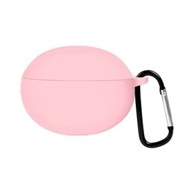 Microsonic Huawei Free Buds 5i Mat Silikon Pembe Kılıf