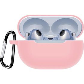 Microsonic Huawei FreeBuds Pro 2 Askılı Mat Silikon Pembe Kılıf
