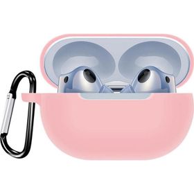 Microsonic Huawei FreeBuds Pro 2 Askılı Mat Silikon Pembe Kılıf