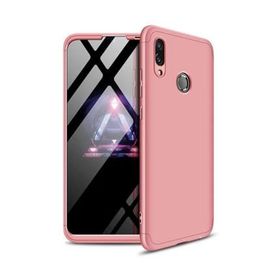 Microsonic Huawei Honor 10 Lite Double Dip 360 Protective Rose Gold Kılıf