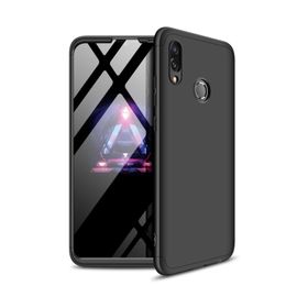 Microsonic Huawei Honor 10 Lite Double Dip 360 Protective Siyah Kılıf