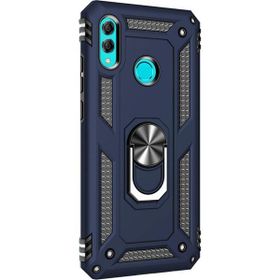 Microsonic Huawei Honor 10 Lite Military Ring Holder Lacivert Kılıf