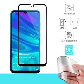Microsonic Huawei Honor 10 Lite Seramik Matte Flexible Siyah Ekran Koruyucu