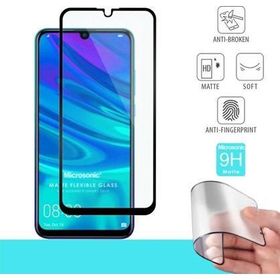 Microsonic Huawei Honor 10 Lite Seramik Matte Flexible Siyah Ekran Koruyucu