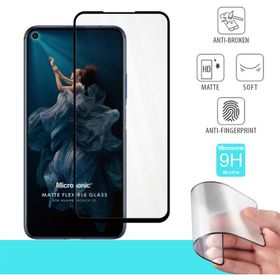 Microsonic Huawei Honor 20 Seramik Matte Flexible Siyah Ekran Koruyucu