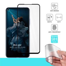 Microsonic Huawei Honor 20 Seramik Matte Flexible Siyah Ekran Koruyucu