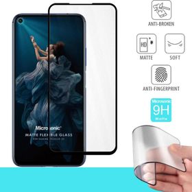Microsonic Huawei Honor 20 Seramik Matte Flexible Siyah Ekran Koruyucu