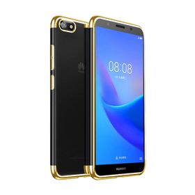 Microsonic Huawei Honor 7s Skyfall Transparent Clear Gold Kılıf