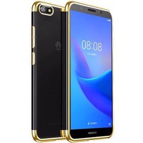 Microsonic Huawei Honor 7s Skyfall Transparent Clear Gold Kılıf