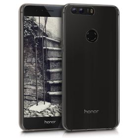 Microsonic Huawei Honor 8 Transparent Soft Beyaz Şeffaf Kılıf