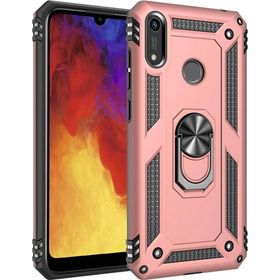 Microsonic Huawei Honor 8a Military Ring Holder Rose Gold Kılıf
