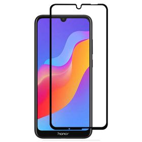 Microsonic Huawei Honor 8A Siyah Tam Kaplayan Temperli Cam Cep Telefonu Ekran Koruyucu