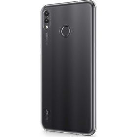 Microsonic Huawei Honor 8X Transparent Soft Beyaz Kılıf
