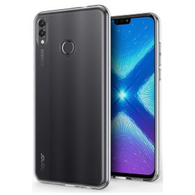 Microsonic Huawei Honor 8X Transparent Soft Beyaz Kılıf