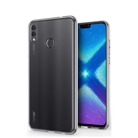 Microsonic Huawei Honor 8X Transparent Soft Beyaz Kılıf