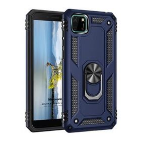 Microsonic Huawei Honor 9S Military Ring Holder Lacivert Cep Telefonu Kılıfı