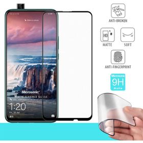 Microsonic Huawei Honor 9X Seramik Matte Flexible Siyah Ekran Koruyucu