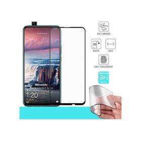 Microsonic Huawei Honor 9X Seramik Matte Flexible Siyah Ekran Koruyucu