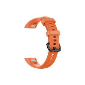 Microsonic Huawei Honor Band 4 Silicone Sport Band Turuncu Kordon