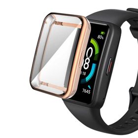 Microsonic Huawei Honor Band 6 360 Full Round Soft Silicone Rose Gold Kılıf