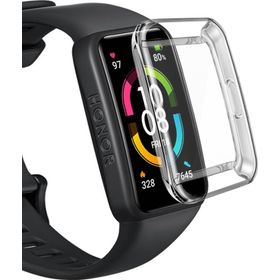 Microsonic Huawei Honor Band 6 360 Full Round Soft Silicone Şeffaf Cep Telefonu Kılıfı