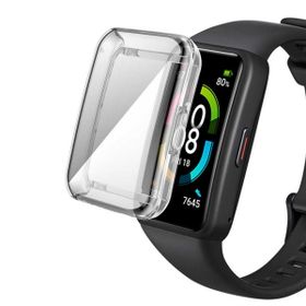 Microsonic Huawei Honor Band 6 360 Full Round Soft Silicone Şeffaf Cep Telefonu Kılıfı