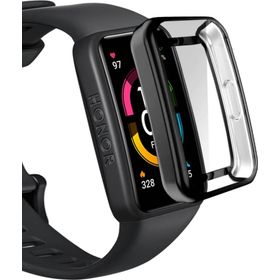 Microsonic Huawei Honor Band 6 360 Full Round Soft Silicone Siyah Kılıf