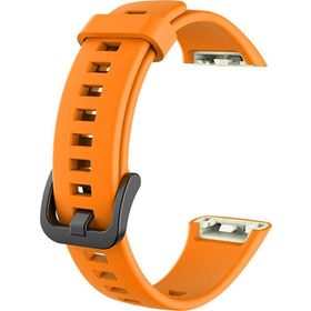 Microsonic Huawei Honor Band 6 Silicone Sport Band Turuncu Kordon