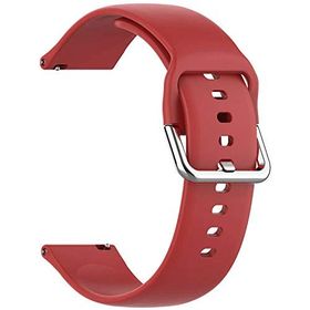 Microsonic Huawei Honor Magic Watch 2 42 mm Silikon Kırmızı Kordon